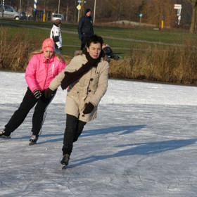 Schaatsen Oude Gracht 2012